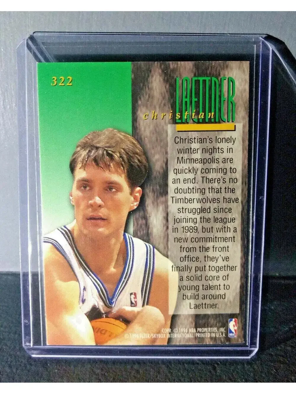 1995-96 Christian Laettner #322 Ultra Encore Basketball Card